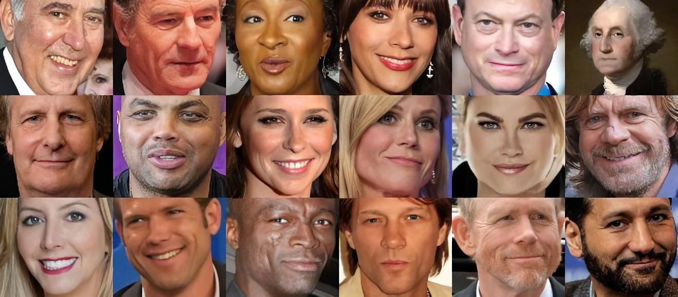 Carl Reiner, Bryan Cranston, Wanda Sykes, Rashida Jones, Gary Sinise, George Washington  Jeff Daniels, Charles Barkley, Jennifer Love Hewitt, Julie Bowen, Kathy Ireland, William H. Macy  Sara Blakely, Dr. Travis Stork, Seal, Jon Bon Jovi, Ron Howard, Cas Anvar